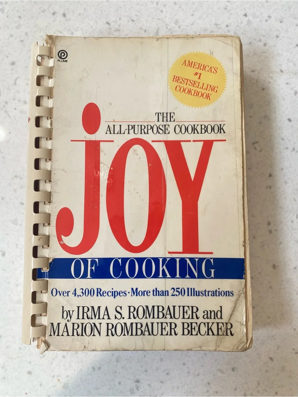 Joy of Cooking All-Purpose Cookbook — White Cover with Red & Blue Accents